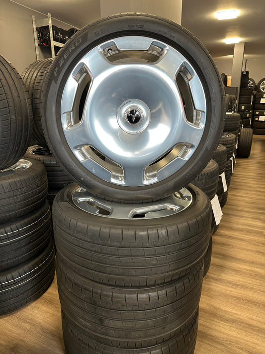 Оригинал Като Нови Mercedes GLS Maybach X167 W167 23 Zoll Мерцедес ГЛС Майбах X167 W167 23 цола джанти летен комплект летни гуми Хром