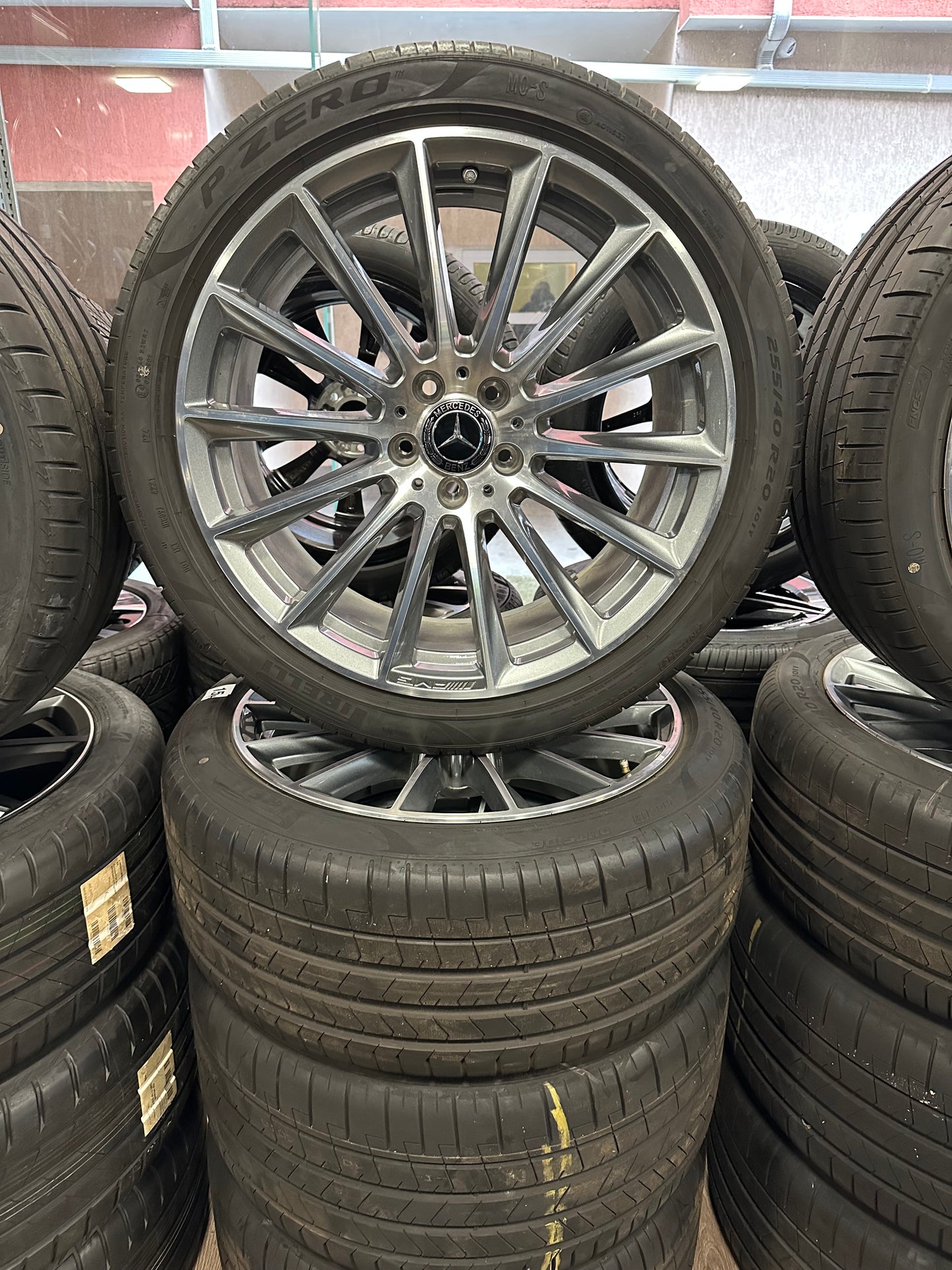 Оригинал като Нови Mercedes S Klasse 20 Zoll W223 V223 Мерцедес С Класа 20 цола AMG джанти летен комплект летни гуми