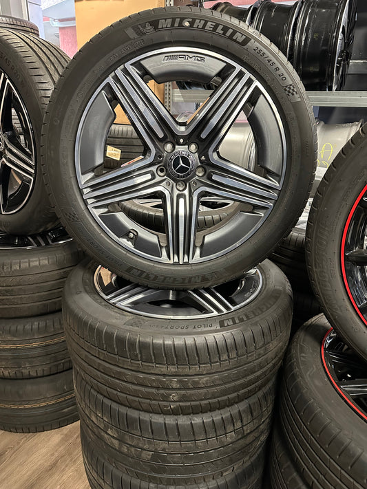 Като нови Оригинал Mercedes GLC AMG W254 20 Zoll Мерцедес Глц класа W254 X254 C254 20 цола джанти летен комплект летни гуми