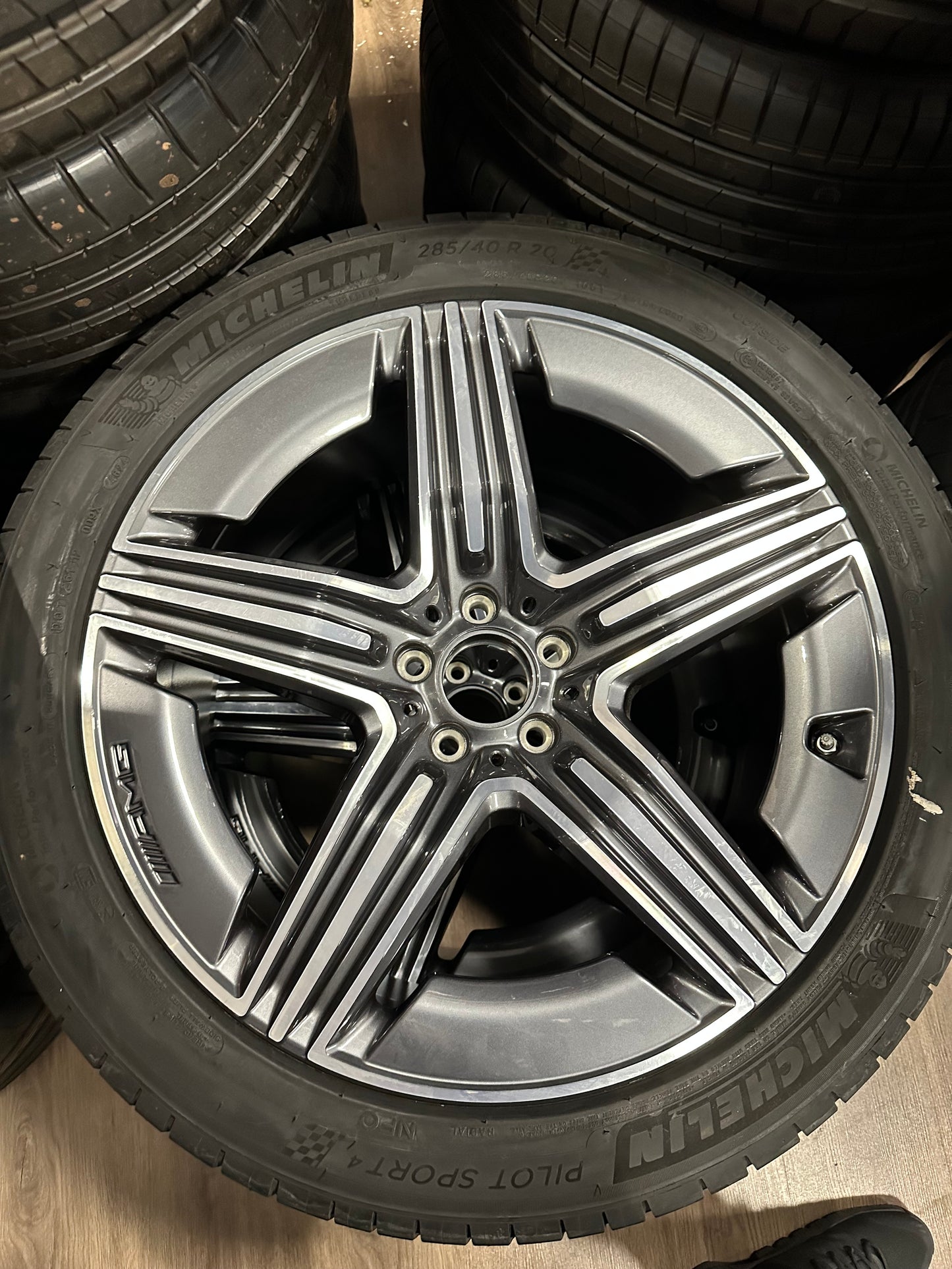 Като нови Оригинал Mercedes GLC AMG W254 20 Zoll Мерцедес Глц класа W254 X254 C254 20 цола джанти летен комплект летни гуми