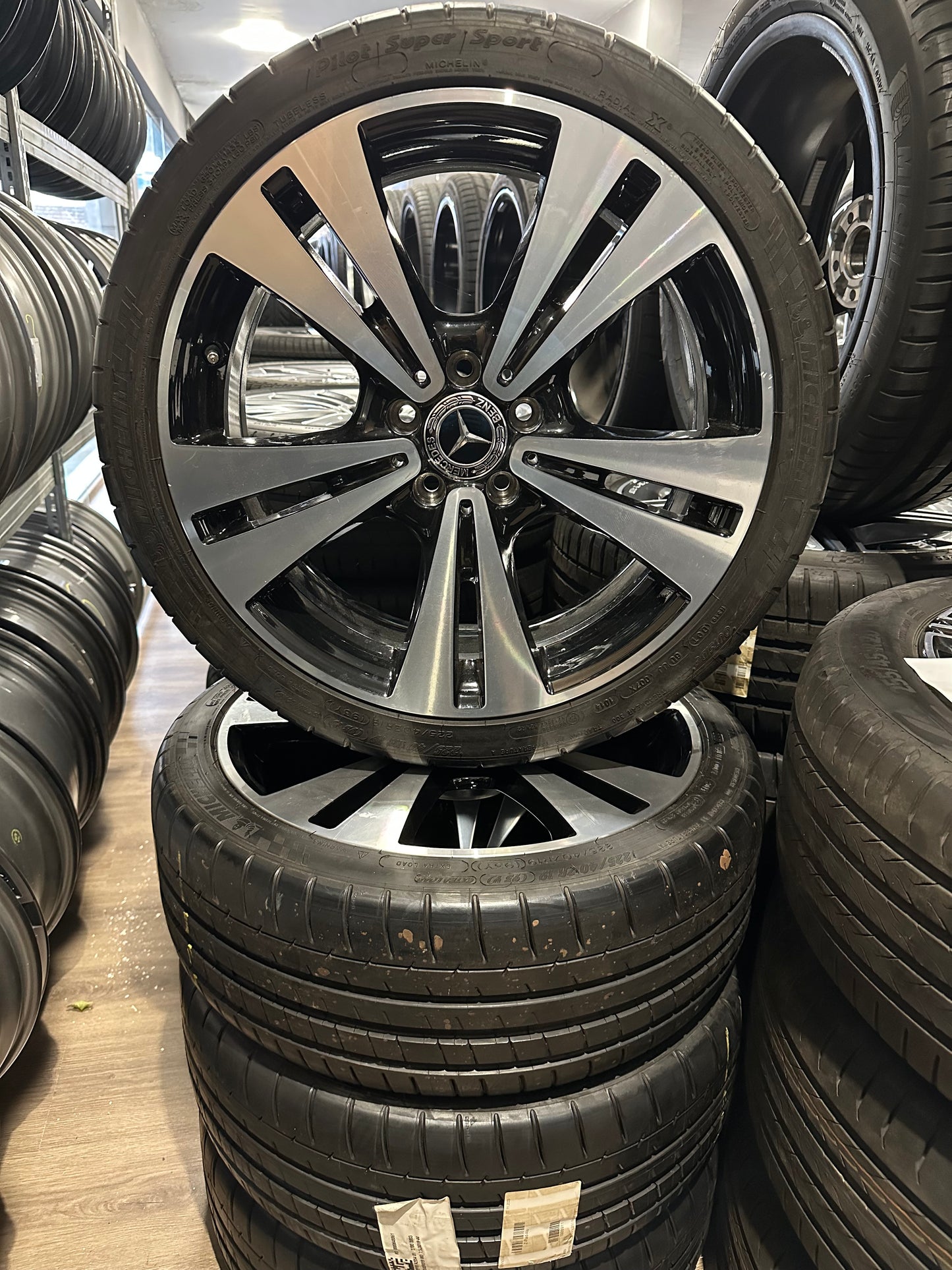 Mercedes C klasse Мерцедес Ц класа W205 19 цола летен комплект летни гуми