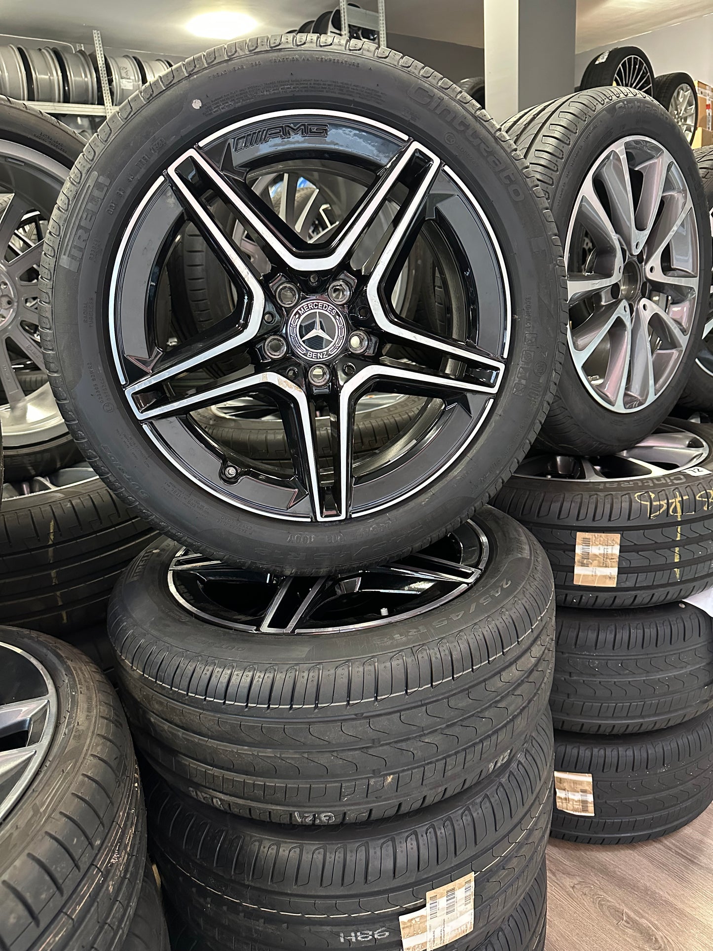 Нови Оригинал Mercedes E Klasse 18 Zoll W213 Е класа W213 S213 18 цола AMG джанти летен комплект летни гуми