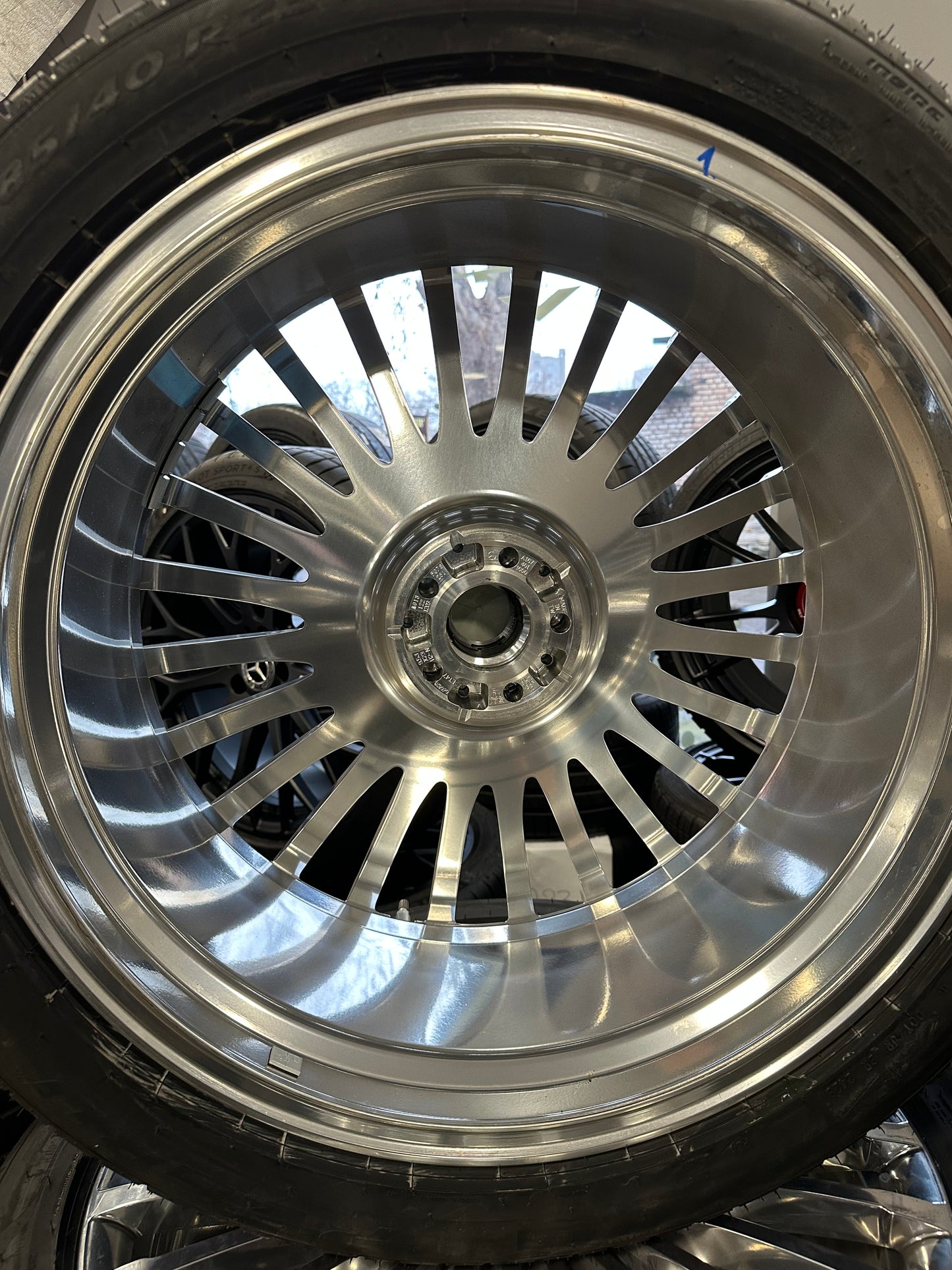 Оригинал Като Нови Mercedes GLS Maybach X167 W167 23 Zoll Мерцедес ГЛС Майбах X167 W167 23 цола джанти летен комплект летни гуми Хром