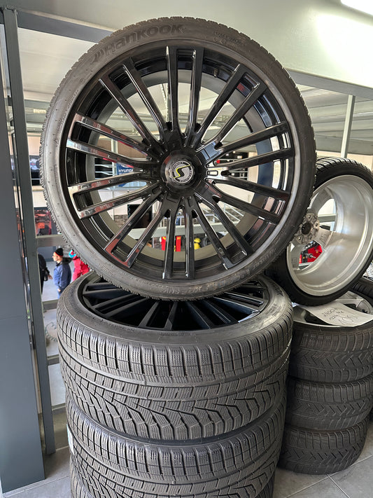 Audi Q7 SQ7 Q8 SQ8 23 Zoll 10,5J ET33 5x112 Ауди 23 Цола 10,5 ЕТ33 алуминиеви джанти зимен комплект зимни гуми