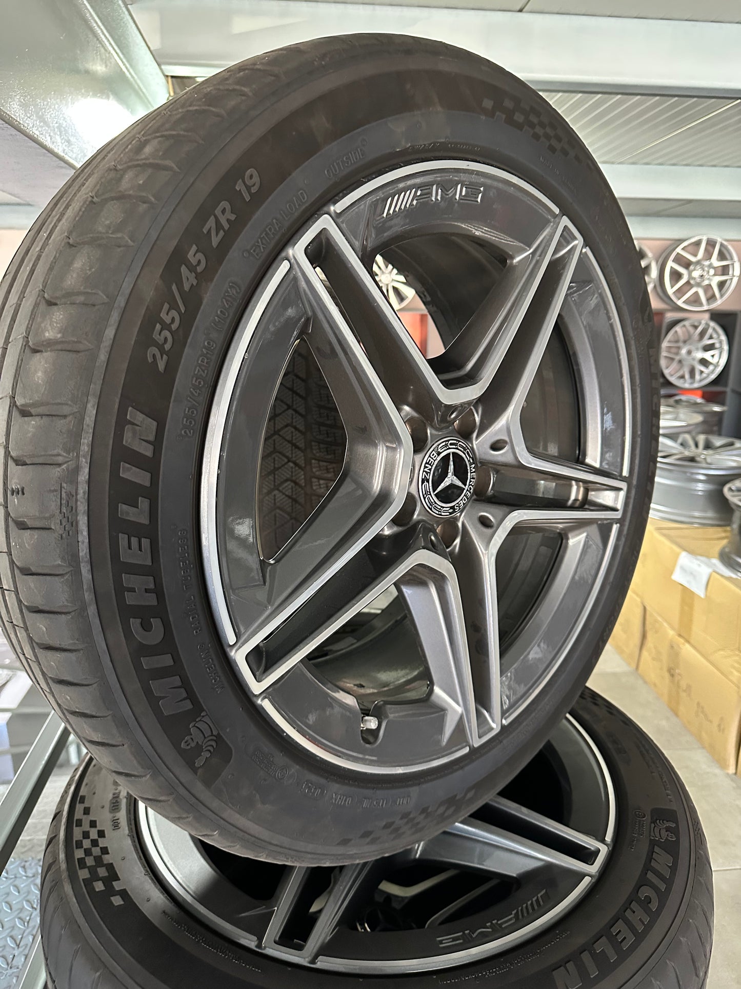 Оригинал Mercedes S Klasse W223 V223 AMG 19 Zoll Мерцедес С Класа AMG 19 цола джанти летен комплект летни гуми