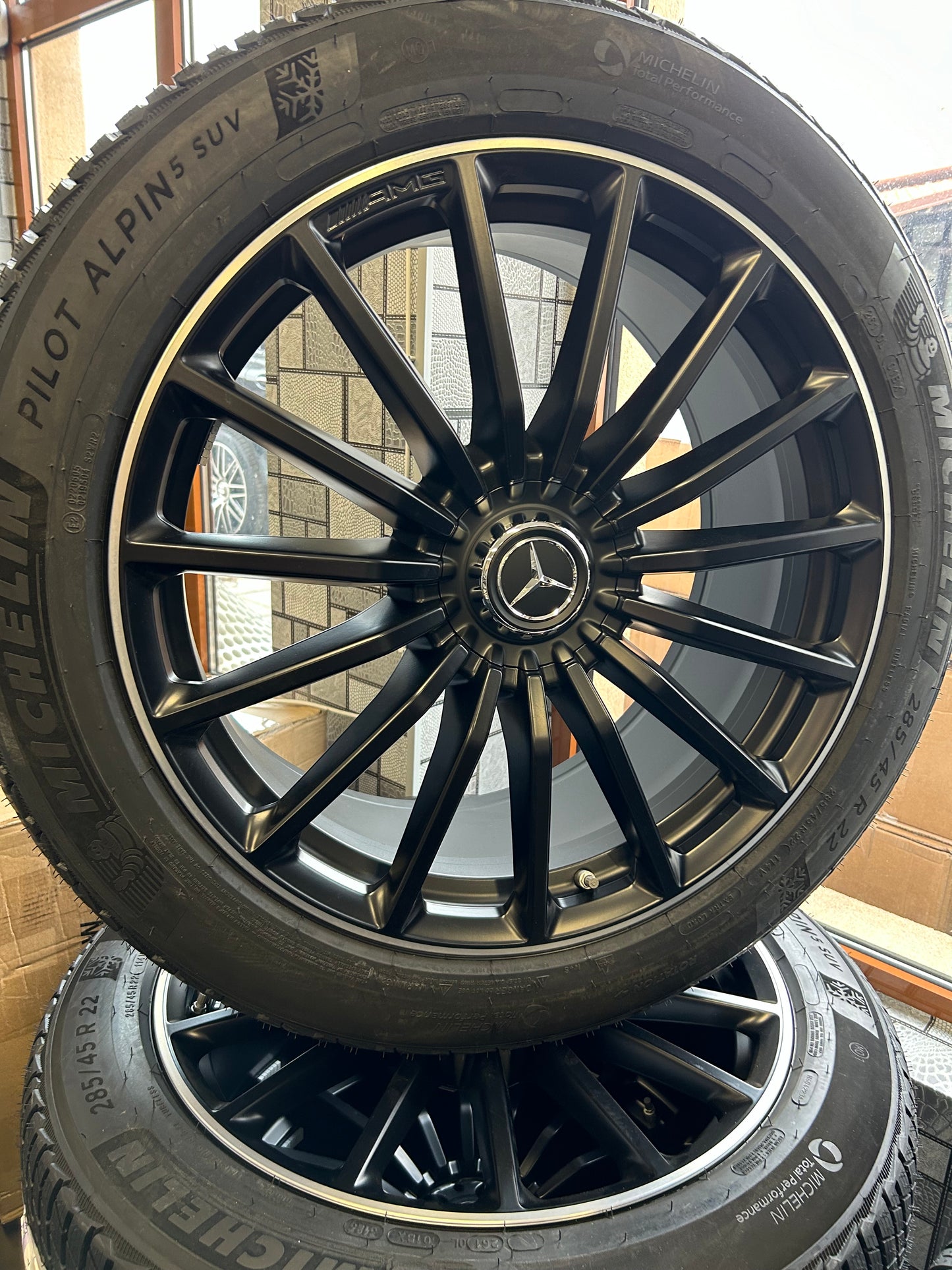 Оригинал Нови Mercedes GLS63 AMG Мерцедес ГЛС63 X167 W167 22 цола джанти зимен комплект зимни гуми