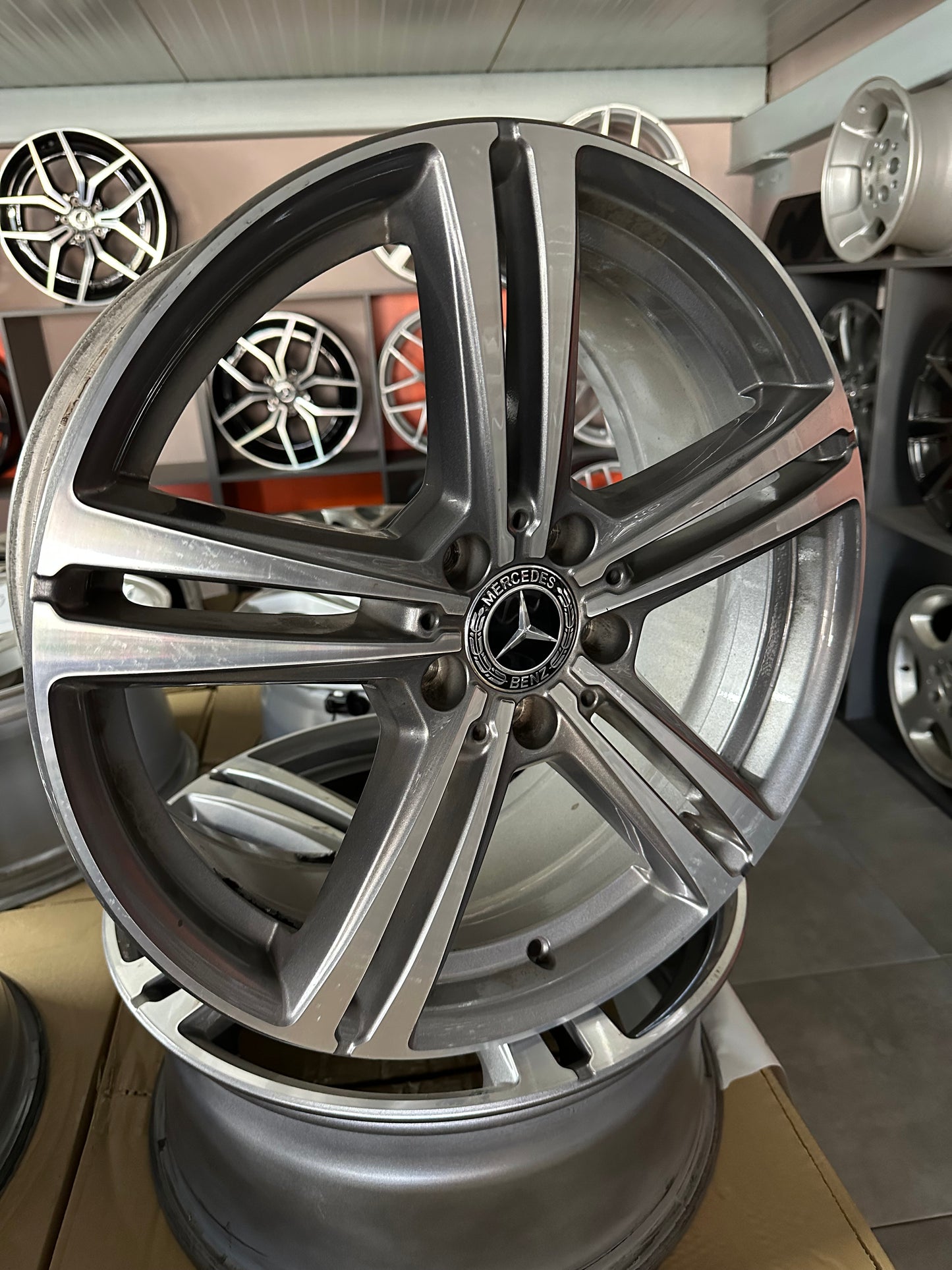 Оригинални Mercedes GLC Klasse W253 18 Zoll Мерцедес ГЛЦ Класа W253 Алуминиеви джанти 18 цола 8J ET38 A2534014500