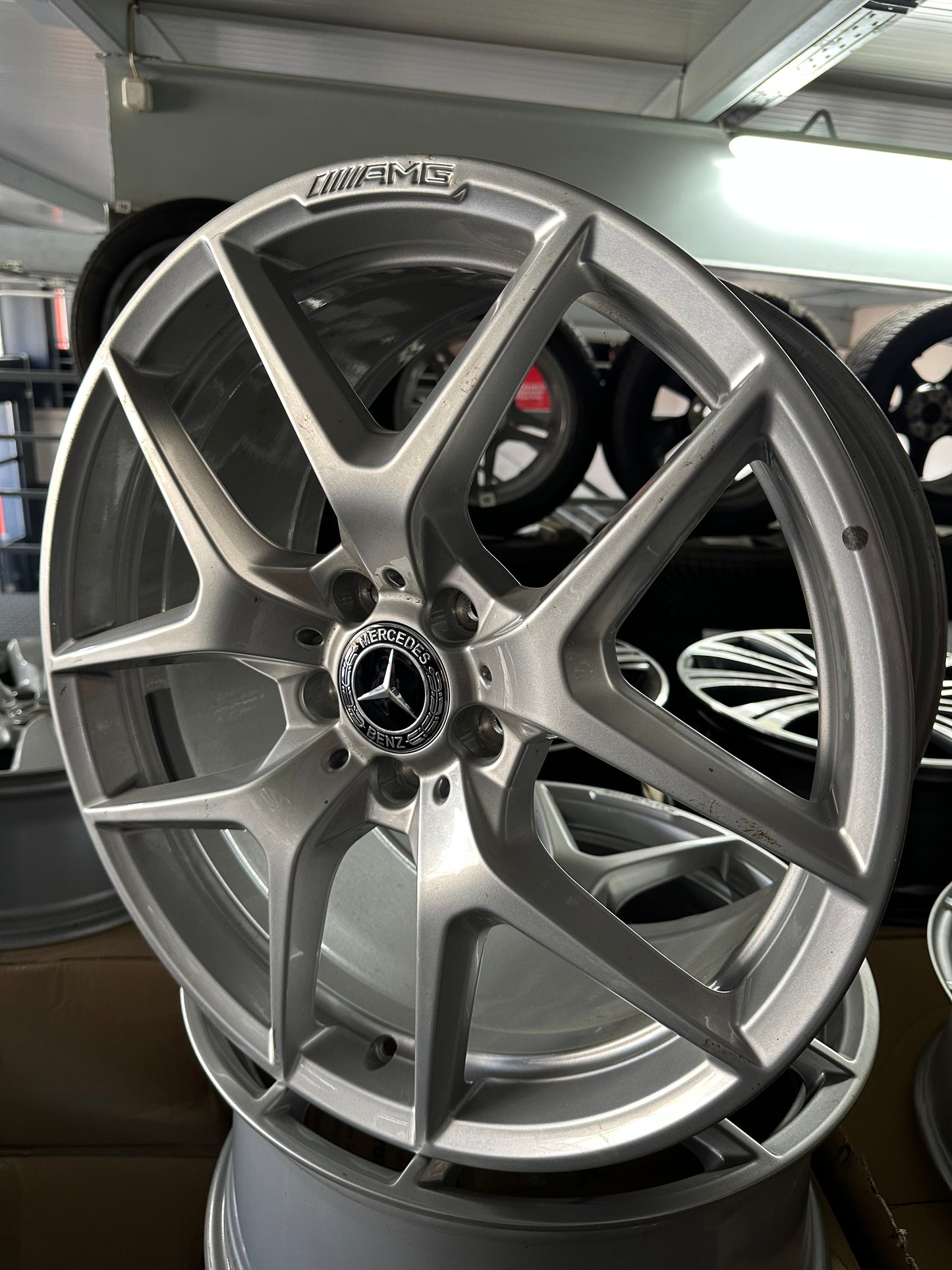 Оригинални Mercedes 9J ET58 AMG 19 Zoll ML GLE W166 Мерцедес МЛ ГЛЕ W166 AMG Алуминиеви джанти 19 цола