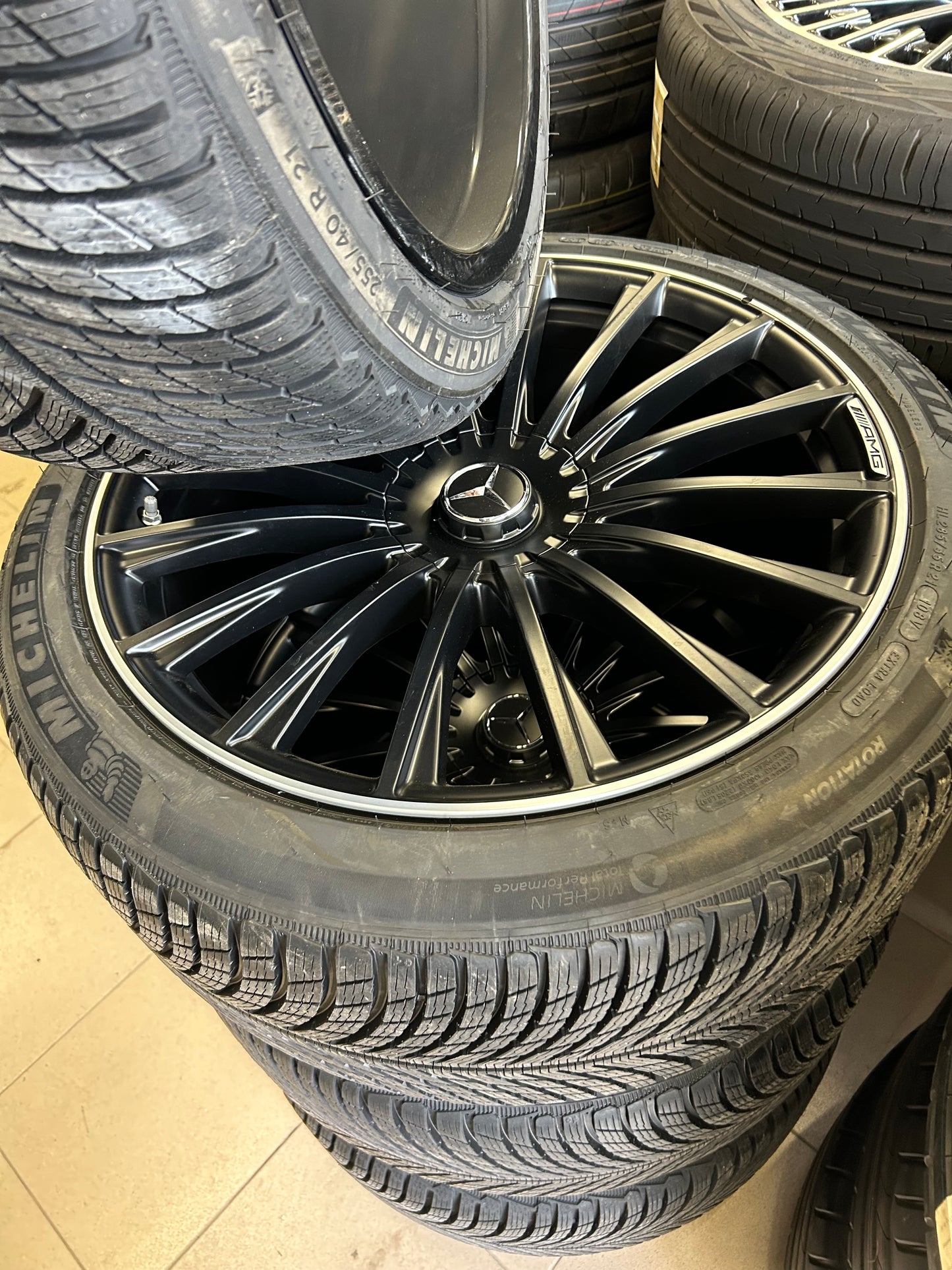 Оригинал Нови Mercedes S63 AMG С63 класа W223 V223 21 цола AMG джанти зимен комплект зимни гуми