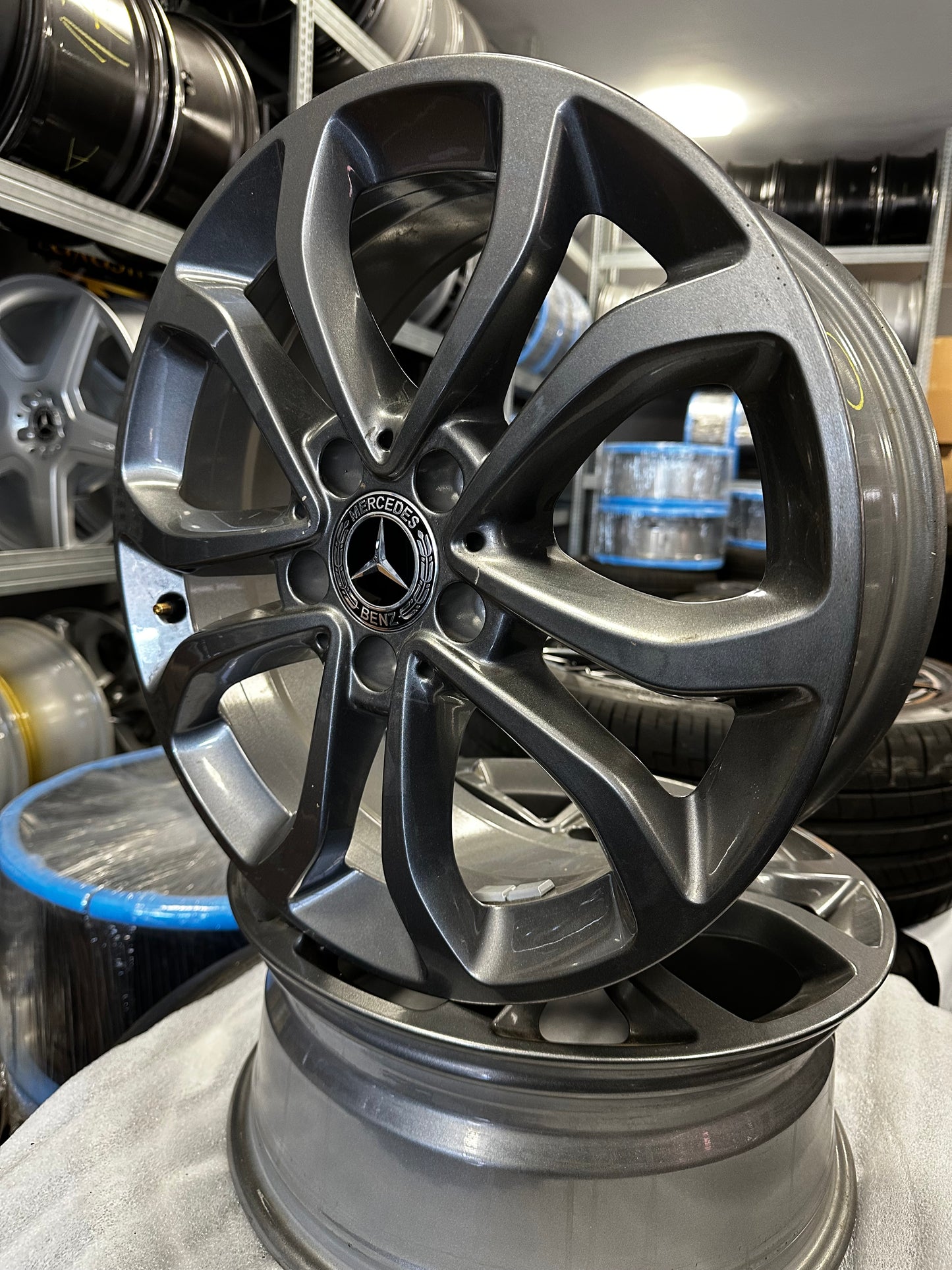 Оригинални Mercedes C Klasse W205 17 Zoll Мерцедес Ц Класа W205 Алуминиеви джанти 17 цола 7J ET48,5  A2054010200