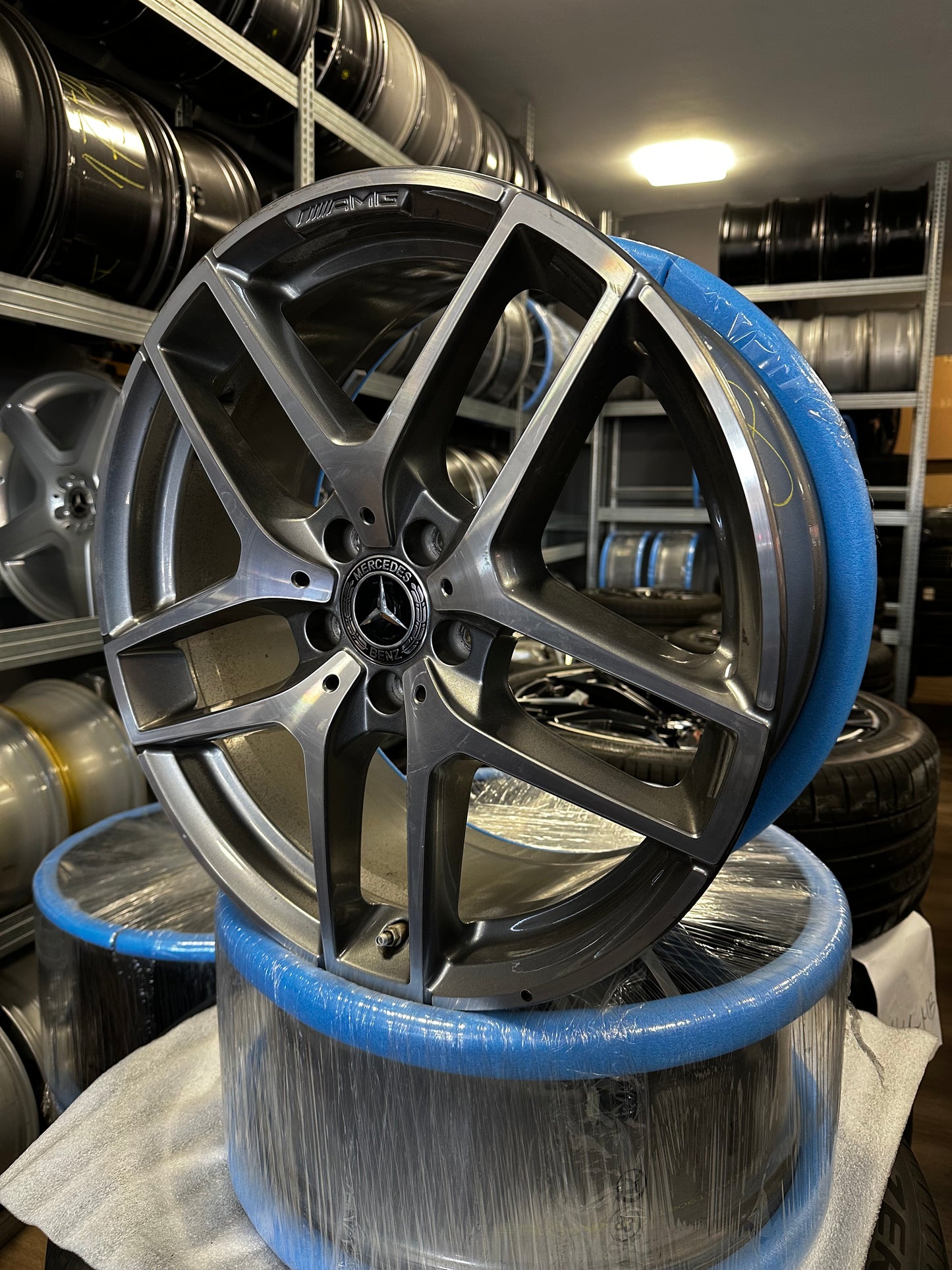 Оригинални Mercedes  GLC Klasse W253 AMG 19 Zoll Мерцедес ГЛЦ Класа W253 Алуминиеви АМГ джанти 19 цола 8J ET38 A2534011800