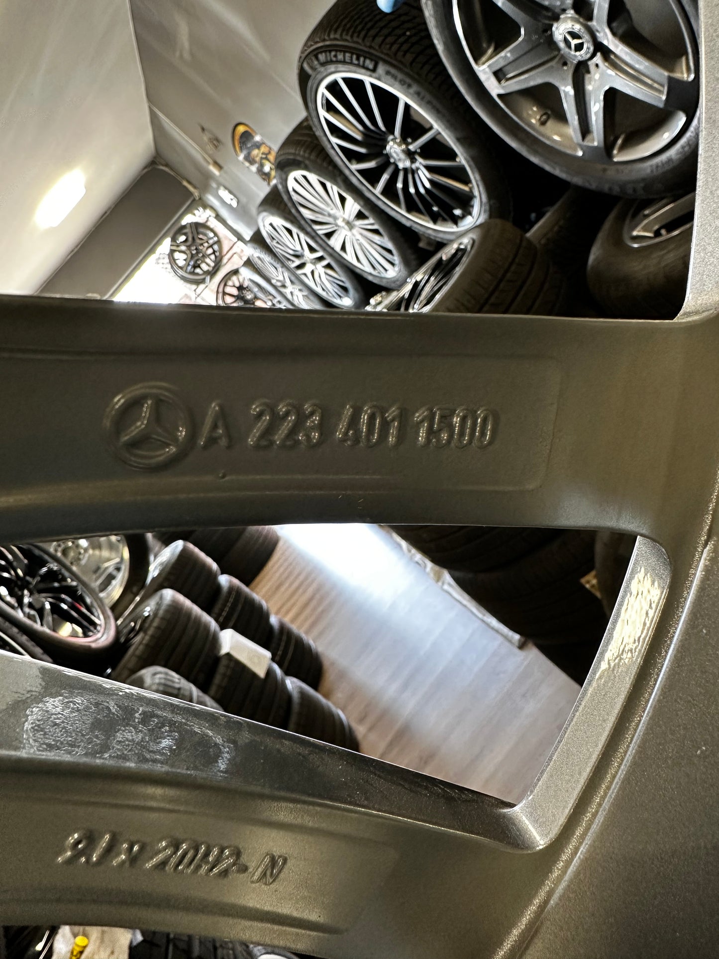 Оригинални като Нови Mercedes S Klasse W223 AMG 20 Zoll Мерцедес С Класа W223 Алуминиеви джанти AMG 20 цола A2234011500 A2234011600 9J 10J