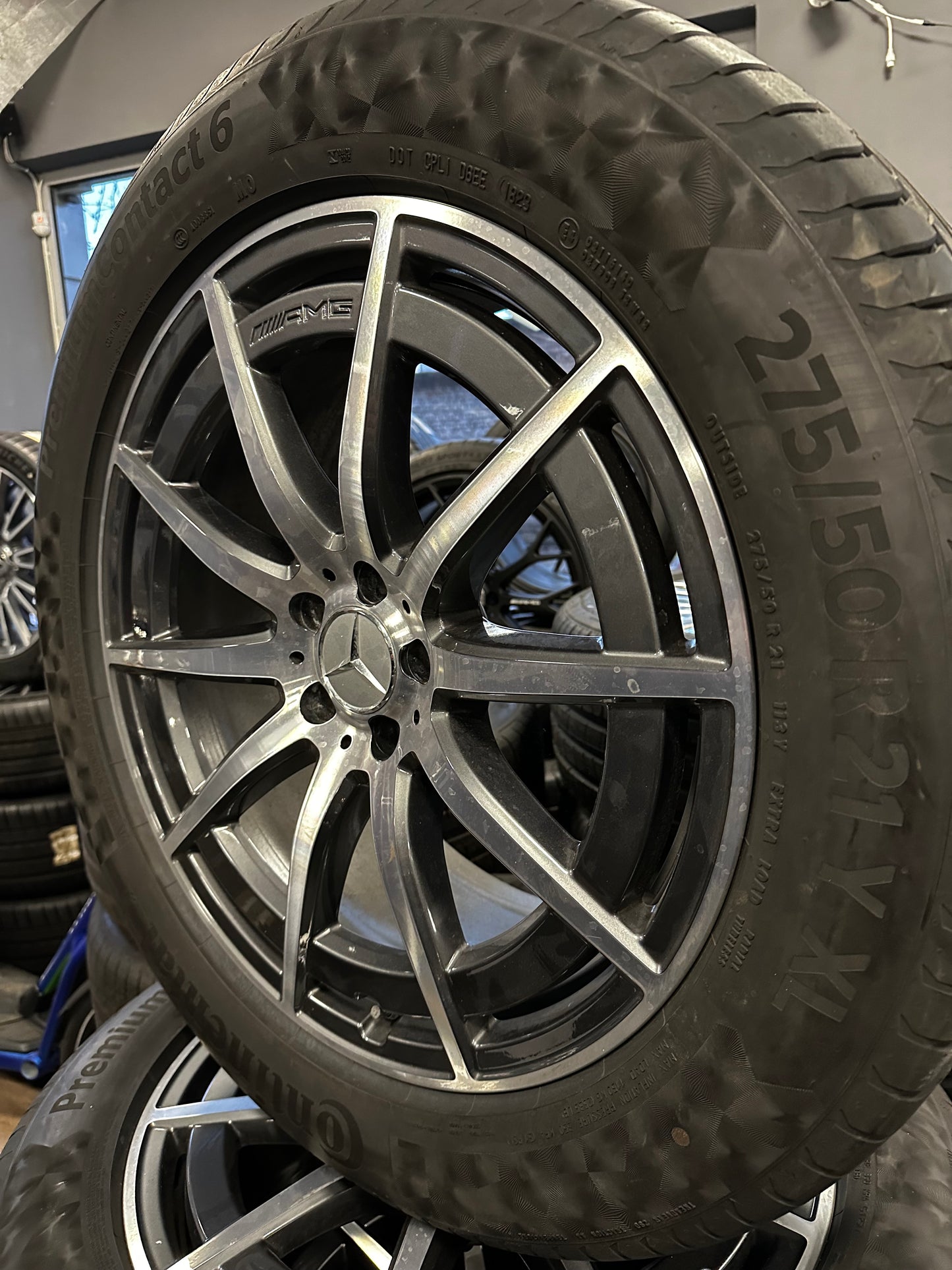 Оригинал като нови Mercedes GLS 63 AMG X167 W167 21 Zoll Мерцедес ГЛС 63 AMG X167 W167 21 цола джанти летен комплект летни гуми