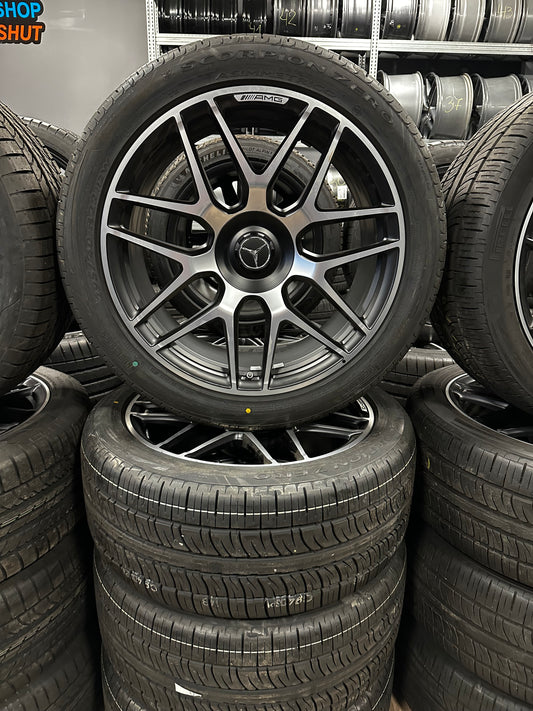 Нови Оригинал Mercedes G63 AMG G klasse 22 Zoll  Мерцедес Г класа W463 22 цола AMG джанти летен комплект летни гуми