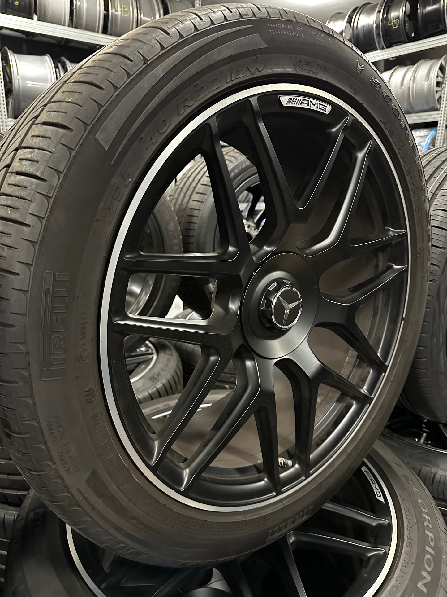 Като Нови Оригинал Mercedes G63 AMG G klasse 22 Zoll  Мерцедес Г класа W463 22 цола AMG джанти летен комплект летни гуми