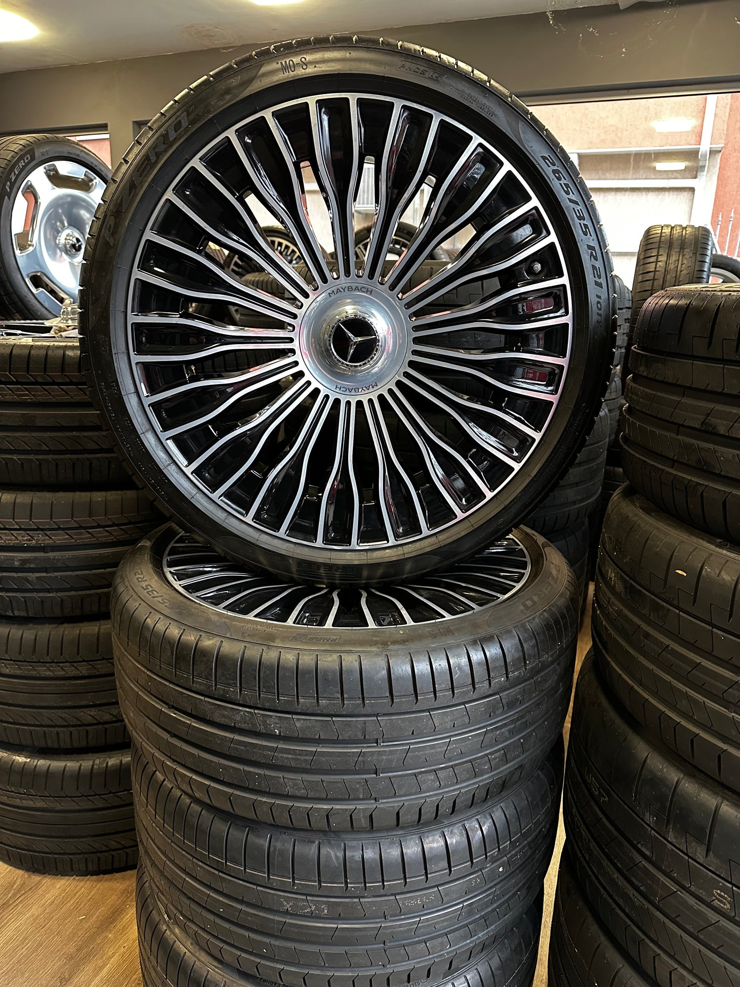 Оригинал като Нови Mercedes S Klasse Maybach W223 V223 21 Zoll Мерцедес С Класа Майбах 21 цола джанти летен комплект летни гуми