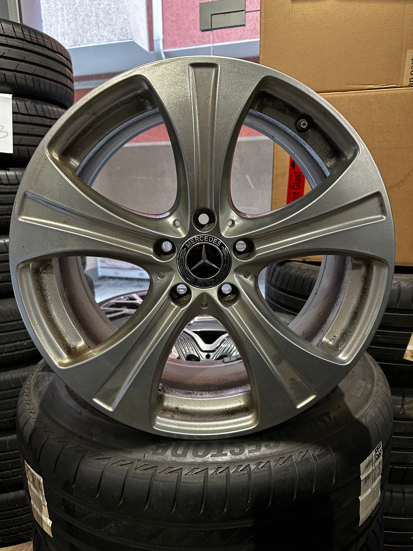 Оригинални Mercedes GLC Klasse W253 18 Zoll Мерцедес ГЛЦ Класа W253 Алуминиеви джанти 18 цола 8J ET38 A2534010800