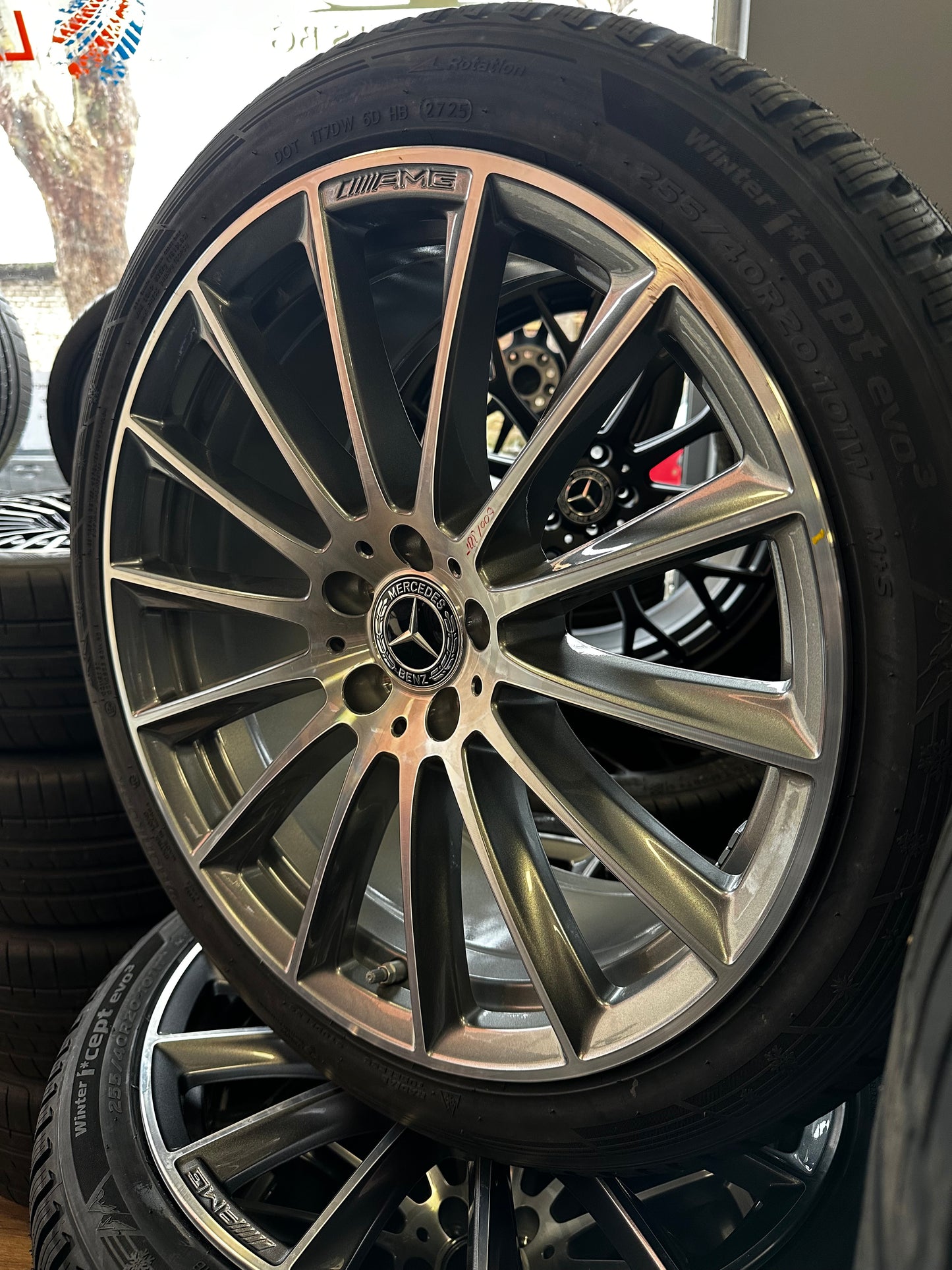 Оригинал Нови Mercedes S Klasse 20 Zoll AMG W223 V223 Мерцедес 20 цола AMG джанти зимен комплект зимни гуми