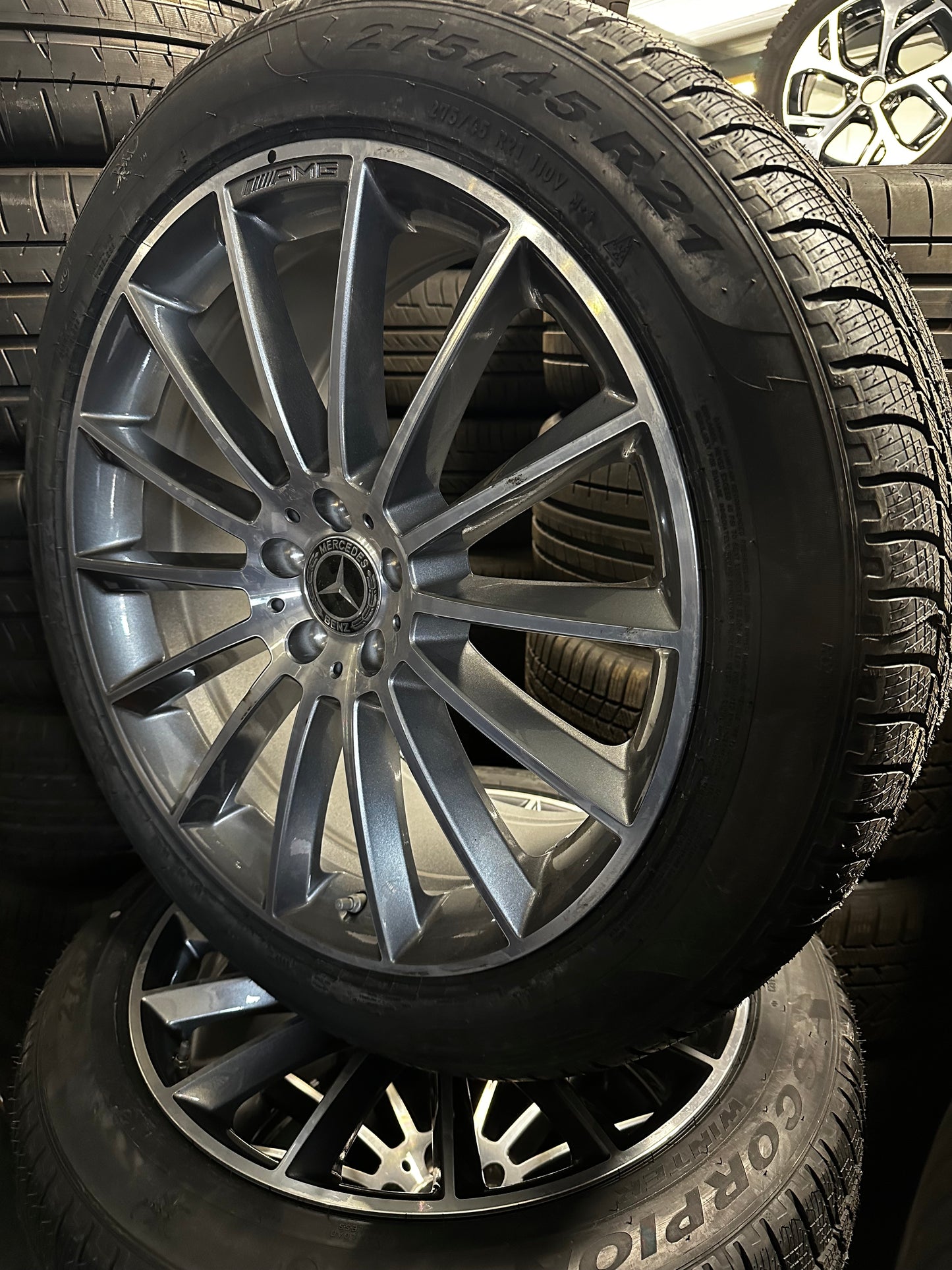 Оригинал Mercedes GLE V167 C167 AMG 21 Zoll Мерцедес ГЛЕ 21 цола AMG джанти зимен комплект Нови зимни гуми