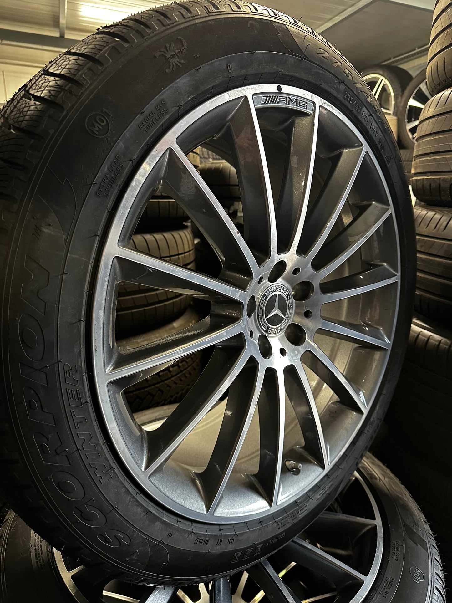 Оригинал Mercedes GLE V167 C167 AMG 21 Zoll Мерцедес ГЛЕ 21 цола AMG джанти зимен комплект Нови зимни гуми