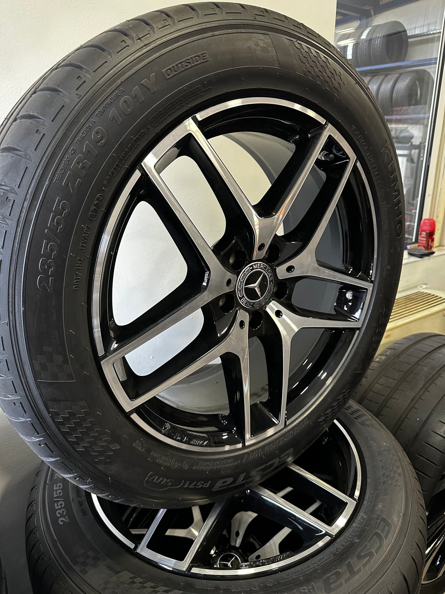 Оригинал Mercedes GLC Klasse AMG 19 Zoll Мерцедес Глц класа W253 X253 C253 19 цола AMG джанти летен комплект летни гуми