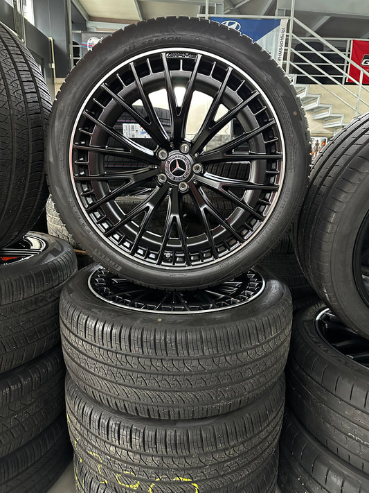 Оригинал като Нови Mercedes GLC43 GLC63 AMG W254 21 Zoll Мерцедес Глц43 Глц63 АМГ класа W254 X254 C254 21 цола джанти летен зимен комплект летни зимни гуми