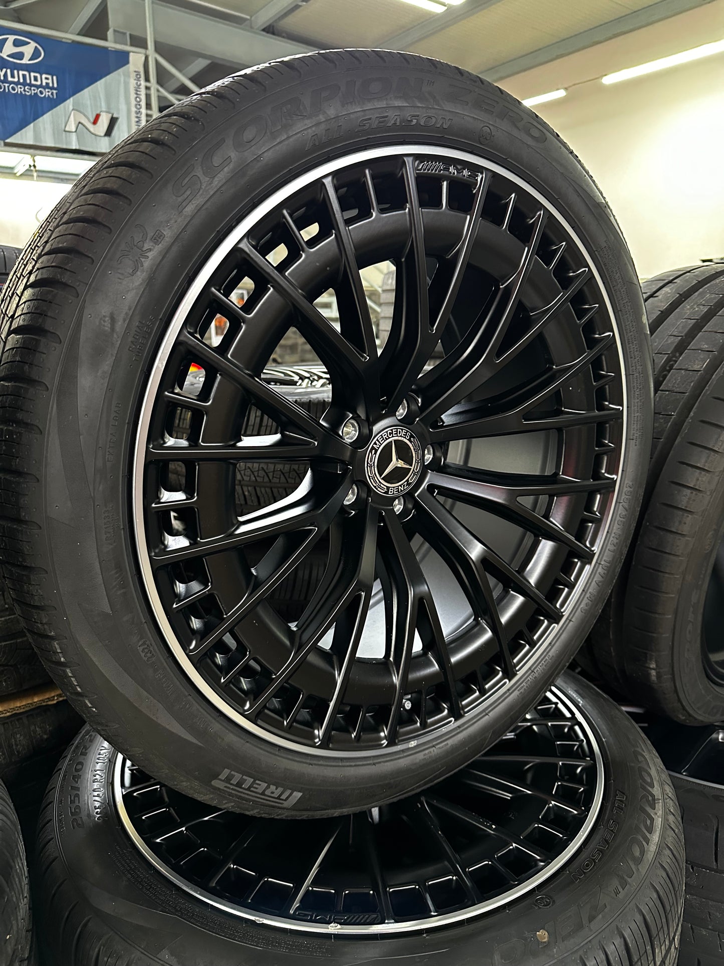 Оригинал като Нови Mercedes GLC43 GLC63 AMG W254 21 Zoll Мерцедес Глц43 Глц63 АМГ класа W254 X254 C254 21 цола джанти летен зимен комплект летни зимни гуми