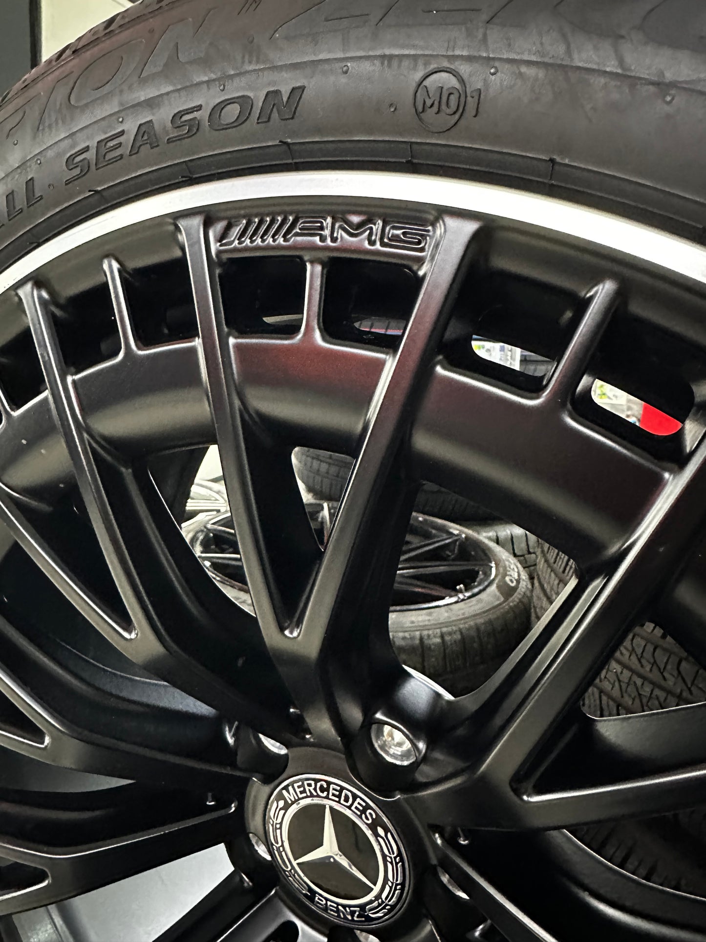 Оригинал като Нови Mercedes GLC43 GLC63 AMG W254 21 Zoll Мерцедес Глц43 Глц63 АМГ класа W254 X254 C254 21 цола джанти летен зимен комплект летни зимни гуми