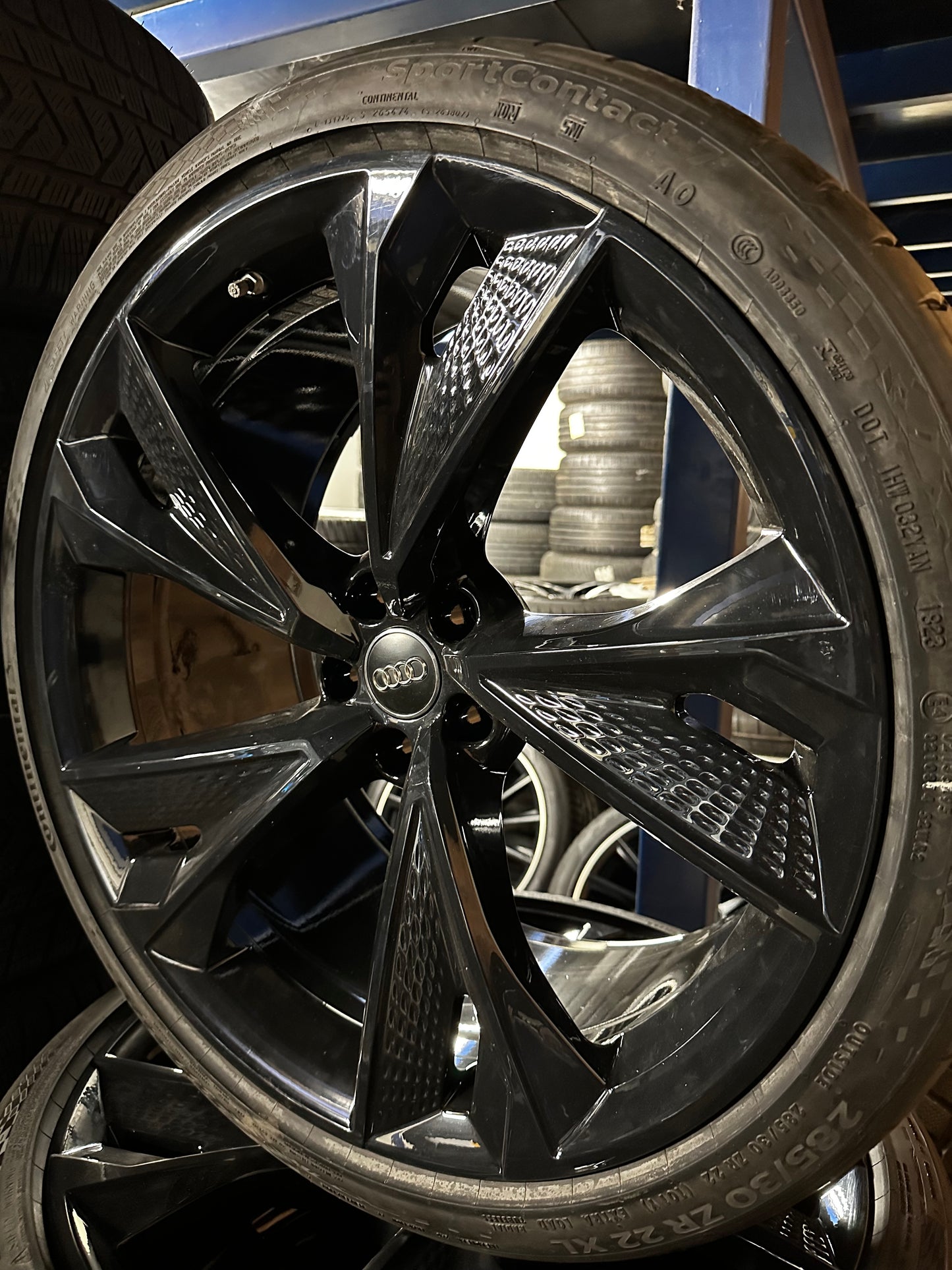 Като Нови Audi RS6 RS7 4K C8 22 Zoll Ауди RS6 RS7 РС7 РС6 4К Ц8 Алуминиеви джанти 22 цола летен комплект летни Гуми