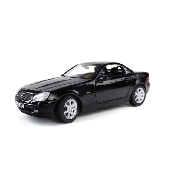 Mercedes Benz SLK 200 R170 Cabrio black 1:18 NOREV B66040714 Мерцедес Бенц СЛК 200 Кабрио черен отваряем