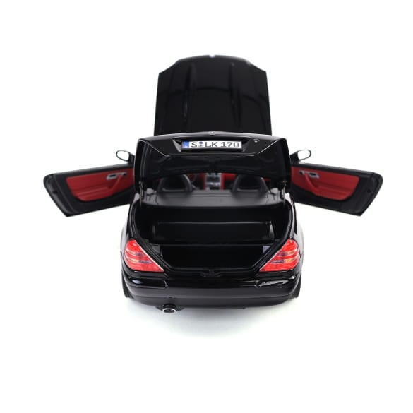 Mercedes Benz SLK 200 R170 Cabrio black 1:18 NOREV B66040714 Мерцедес Бенц СЛК 200 Кабрио черен отваряем