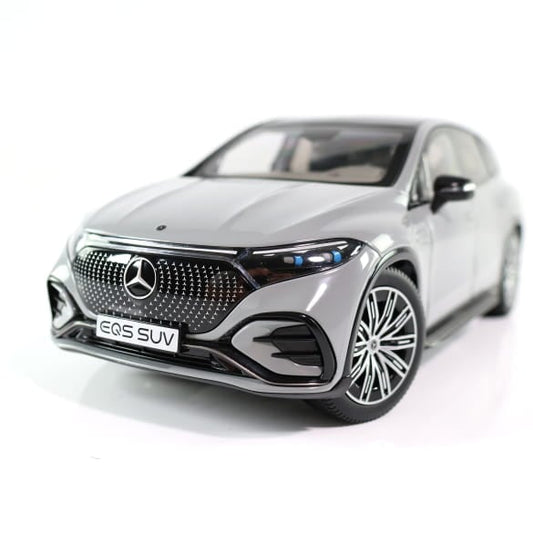Mercedes Benz EQS SUV X296 AMG grey 1:18 NOREV B66960591 Мерцедес Бенц сив отваряем