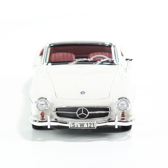 Mercedes Benz 190SL W121 Cabrio white 1:18 NOREV B66040710 Мерцедес Бенц 190СЛ Кабрио бял отваряем