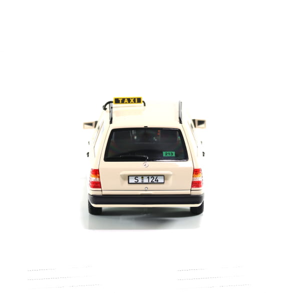 Mercedes Benz E Klasse Taxi W124 300D Limited 1000 1:18 NOREV B66040702 Мерцедес Бенц Е Класа Такси 300Д отваряем Лимитирана 1000