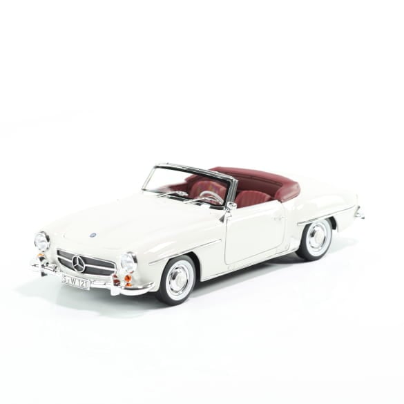 Mercedes Benz 190SL W121 Cabrio white 1:18 NOREV B66040710 Мерцедес Бенц 190СЛ Кабрио бял отваряем