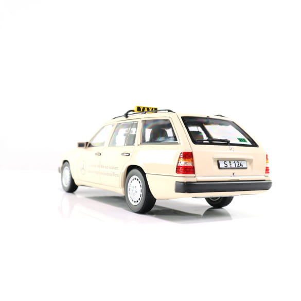 Mercedes Benz E Klasse Taxi W124 300D Limited 1000 1:18 NOREV B66040702 Мерцедес Бенц Е Класа Такси 300Д отваряем Лимитирана 1000