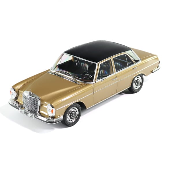 Mercedes Benz 280SE W108 braun 1:18 NOREV B66040680 Мерцедес Бенц 280СЕ кафяв отваряем
