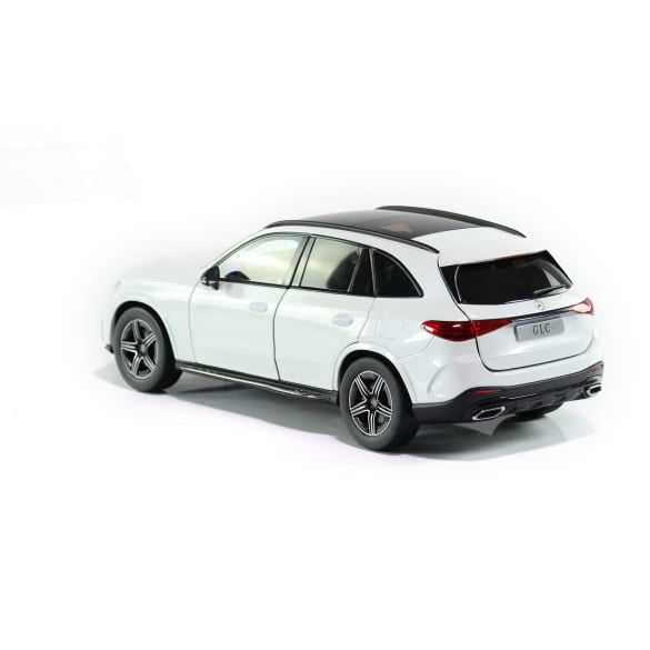 Mercedes Benz GLC X254 AMG white 1:18 NOREV B66960648 Мерцедес Бенц ГЛЦ бял отваряем