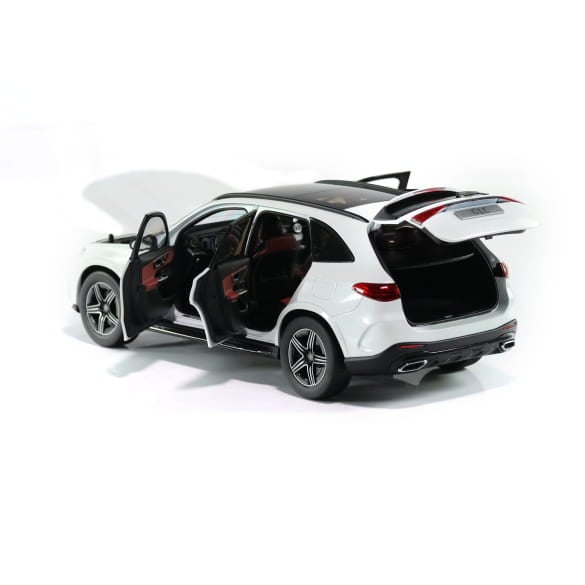 Mercedes Benz GLC X254 AMG white 1:18 NOREV B66960648 Мерцедес Бенц ГЛЦ бял отваряем