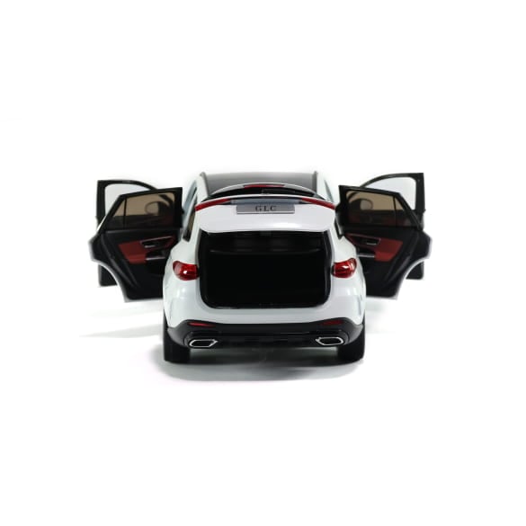 Mercedes Benz GLC X254 AMG white 1:18 NOREV B66960648 Мерцедес Бенц ГЛЦ бял отваряем