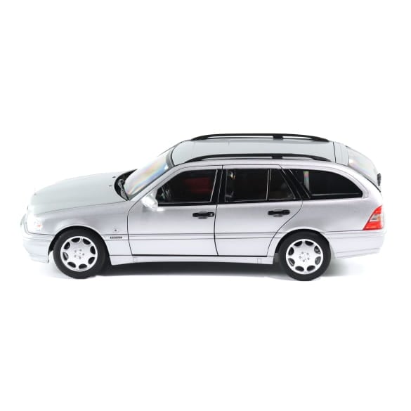 Mercedes Benz C200 W202 silber Limited 1000 1:18 NOREV B66040705 Мерцедес Бенц Ц200 сив отваряем Лимитирана 1000
