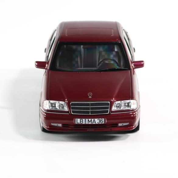 Mercedes Benz C Klasse C36 AMG W202 rot Limited 2000 1:18 NOREV B66040706 Мерцедес Бенц Ц Класа червен отваряем Лимитирана 2000