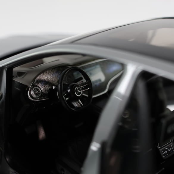 Mercedes Benz EQS SUV X296 AMG grey 1:18 NOREV B66960591 Мерцедес Бенц сив отваряем