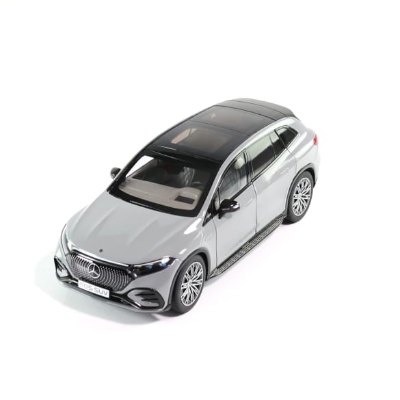 Mercedes Benz EQS SUV X296 AMG grey 1:18 NOREV B66960591 Мерцедес Бенц сив отваряем