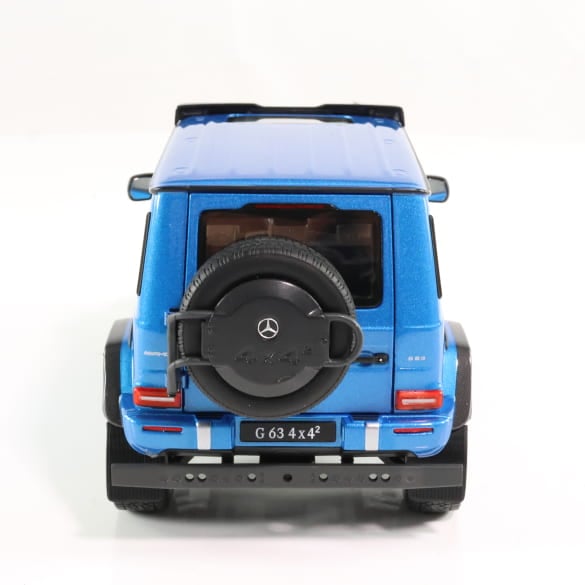 Mercedes Benz G63 4x4 G Klasse AMG blue Limited 1000 1:18 NOREV B66961111 Мерцедес Бенц Г Класа 4х4 син отваряем Лимитирана 1000