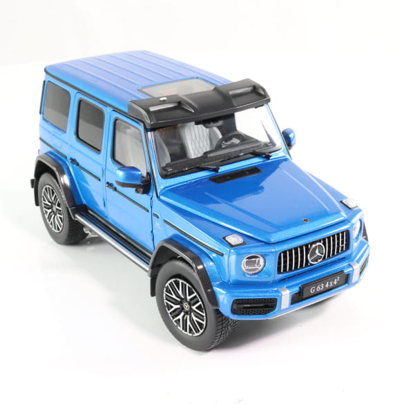 Mercedes Benz G63 4x4 G Klasse AMG blue Limited 1000 1:18 NOREV B66961111 Мерцедес Бенц Г Класа 4х4 син отваряем Лимитирана 1000