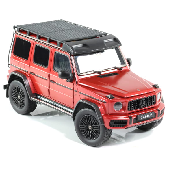 Mercedes Benz G63 4x4 G Klasse AMG rot 1:18 NOREV B66961113 Мерцедес Бенц Г Класа 4х4 червен отваряем
