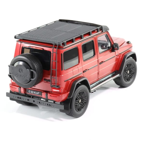 Mercedes Benz G63 4x4 G Klasse AMG rot 1:18 NOREV B66961113 Мерцедес Бенц Г Класа 4х4 червен отваряем