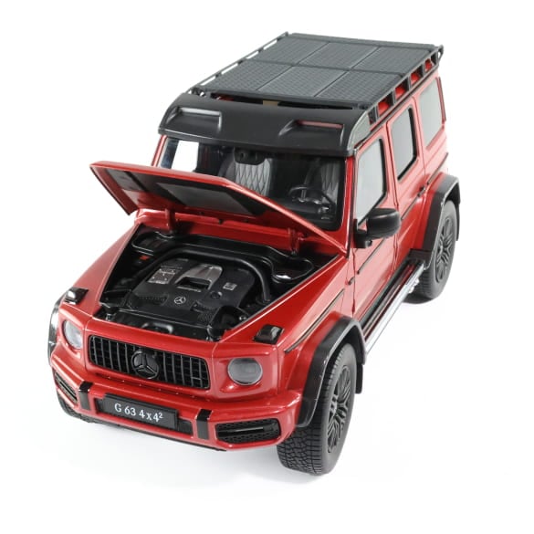 Mercedes Benz G63 4x4 G Klasse AMG rot 1:18 NOREV B66961113 Мерцедес Бенц Г Класа 4х4 червен отваряем