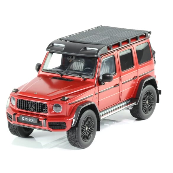 Mercedes Benz G63 4x4 G Klasse AMG rot 1:18 NOREV B66961113 Мерцедес Бенц Г Класа 4х4 червен отваряем